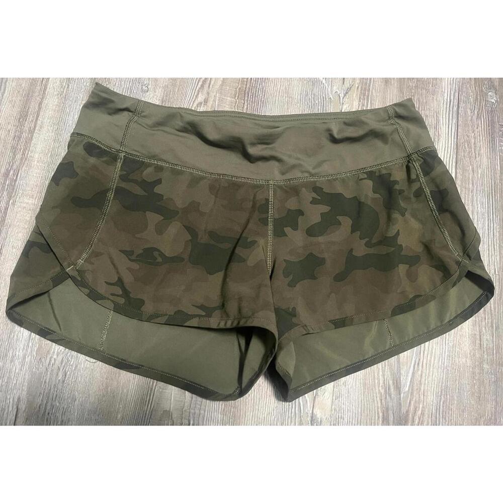 Camo Lululemon shorts